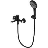 Смеситель для ванны Gappo G03-6 G3203-6 Черный матовый Хром