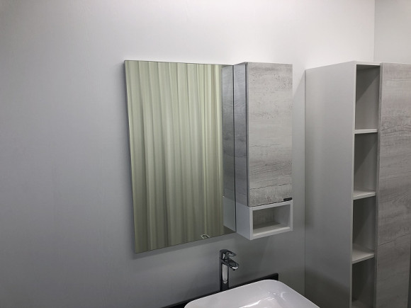 Зеркало со шкафом Comforty Прага 75 00004144199 Дуб белый Зеркало со шкафом Comforty Прага 75 00004144199 Дуб белый