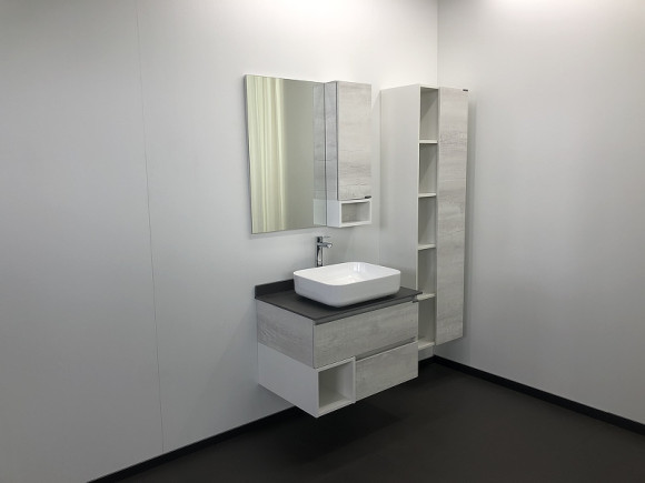 Зеркало со шкафом Comforty Прага 75 00004144199 Дуб белый Зеркало со шкафом Comforty Прага 75 00004144199 Дуб белый