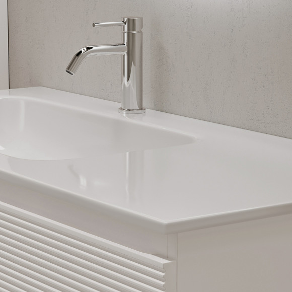 Тумба под раковину Sancos Folk 100 L FL100LW подвесная Bianco