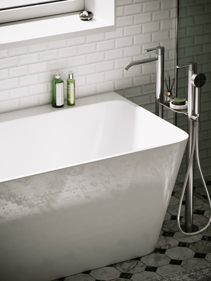 Акриловая ванна Sancos Square 170x75 FB14 без гидромассажа