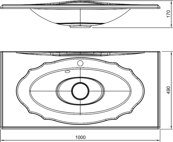Раковина Florentina Гармония 100 10.030.01000.001 Белая Раковина Florentina Гармония 100 10.030.01000.001 Белая