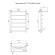 Водяной полотенцесушитель Тругор Приоритет 1 П ПМ R 80x50 с полкой Хром