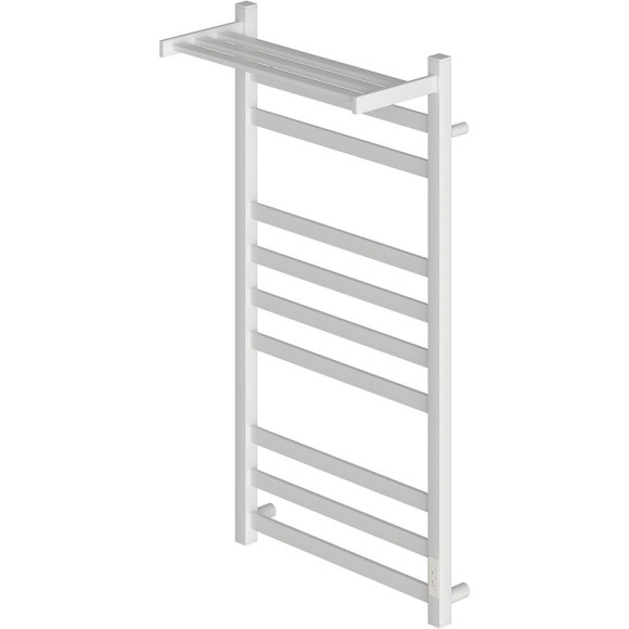 Электрический полотенцесушитель Point Меркурий PN83850PW П9 500x1000 с полкой, диммер справа Белый Электрический полотенцесушитель Point Меркурий PN83850PW П9 500x1000 с полкой, диммер справа Белый