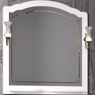 Зеркало Opadiris Лоренцо 100 00-00007041 Белое матовое с выключателем