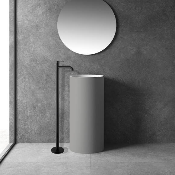 Смеситель для раковины Abber Wasser Kreis AF8140B Черный матовый Смеситель для раковины Abber Wasser Kreis AF8140B Черный матовый