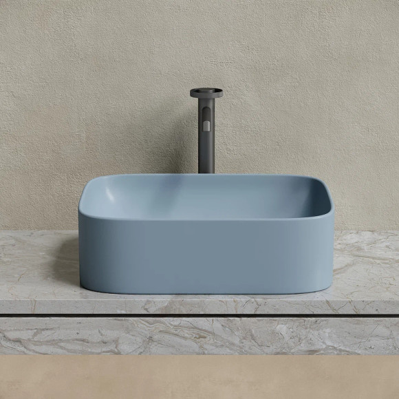 Раковина-чаша Ceramicanova Element 51 CN6052MHL Серо-голубая матовая Раковина-чаша Ceramicanova Element 51 CN6052MHL Серо-голубая матовая