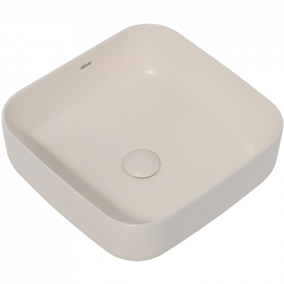 Раковина-чаша Abber Rechteck 39 AC2211MBE Светло-бежевая матовая