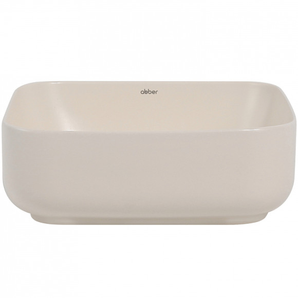 Раковина-чаша Abber Rechteck 39 AC2211MBE Светло-бежевая матовая