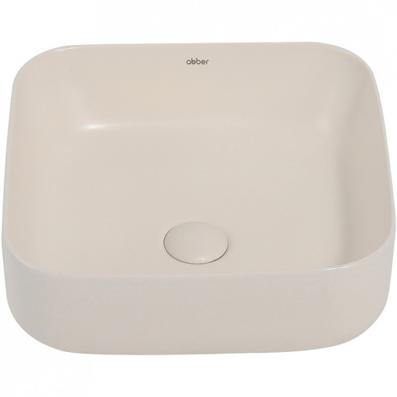 Раковина-чаша Abber Rechteck 39 AC2211MBE Светло-бежевая матовая
