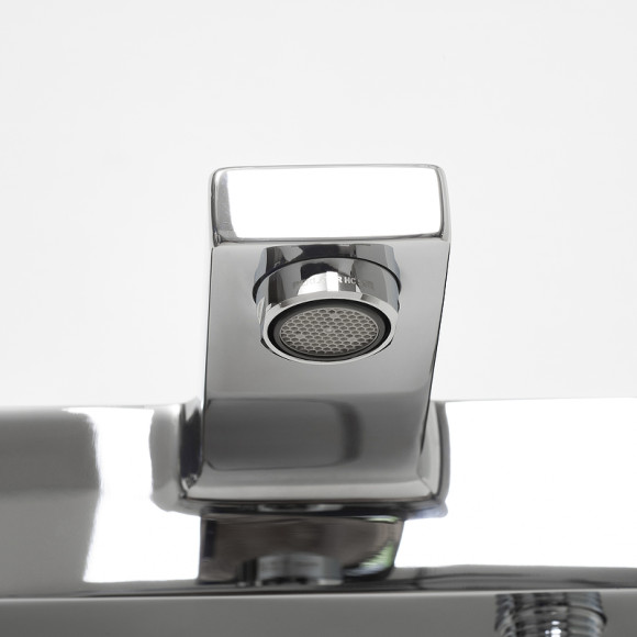 Смеситель для ванны WasserKRAFT Alme 1511 Thermo с термостатом Хром Смеситель для ванны WasserKRAFT Alme 1511 Thermo с термостатом Хром