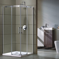 Душевой уголок Grossman GR-3100 190х100 профиль Хром стекло прозрачное