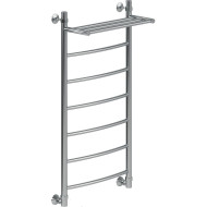 Водяной полотенцесушитель Ника Arc ЛД ВП 100/50 с полкой Хром