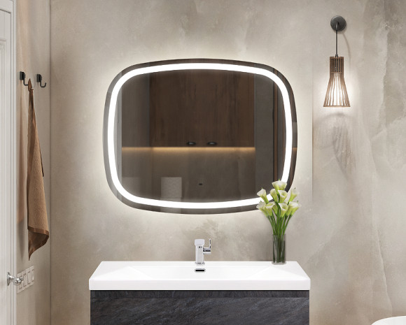 Зеркало Cezares Molveno 100 CZR-SPC-MOLVENO-1000-800-MOV с подсветкой с сенсорным выключателем и датчиком движения