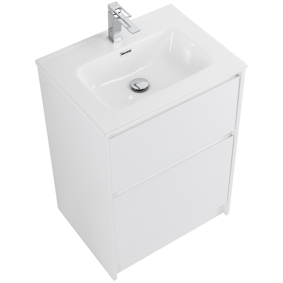 Тумба под раковину BelBagno Kraft 60 KRAFT-600-2C-PIA-BO Bianco Opaco