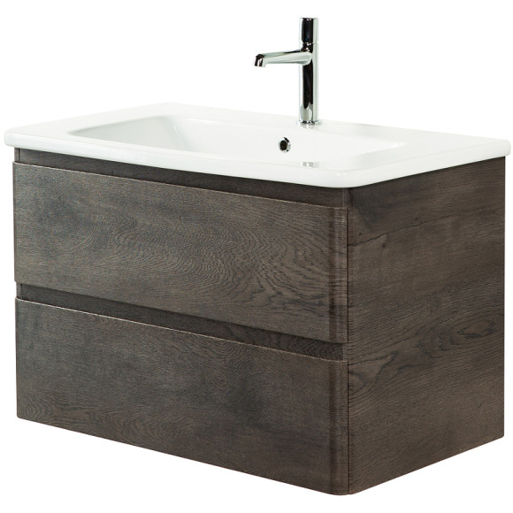 Тумба под раковину BelBagno 80 ALBANO-CER-800-2C-SO-RNG подвесная Robere Nature Grigio Тумба под раковину BelBagno 80 ALBANO-CER-800-2C-SO-RNG подвесная Robere Nature Grigio