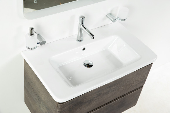 Тумба под раковину BelBagno 80 ALBANO-CER-800-2C-SO-RNG подвесная Robere Nature Grigio Тумба под раковину BelBagno 80 ALBANO-CER-800-2C-SO-RNG подвесная Robere Nature Grigio