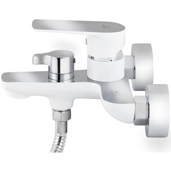Смеситель для ванны Kaiser Atrio 60022 Белый Хром