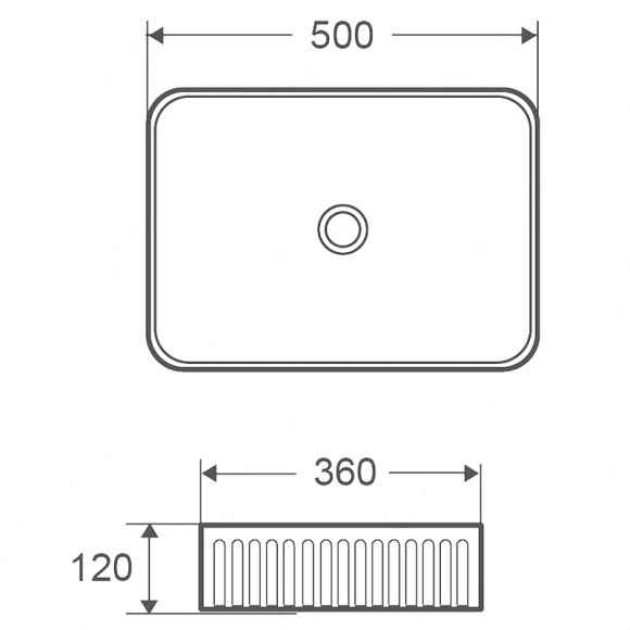 Раковина-чаша Point Деметра 50 PN43122 Белая