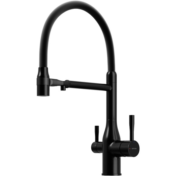 Смеситель для кухни Sancos Garda SC4009MB Черный матовый