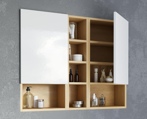 Подвесной шкаф Excellent Tuto 40 R MLEX.0107.400.BLWH Белый Дуб Подвесной шкаф Excellent Tuto 40 R MLEX.0107.400.BLWH Белый Дуб