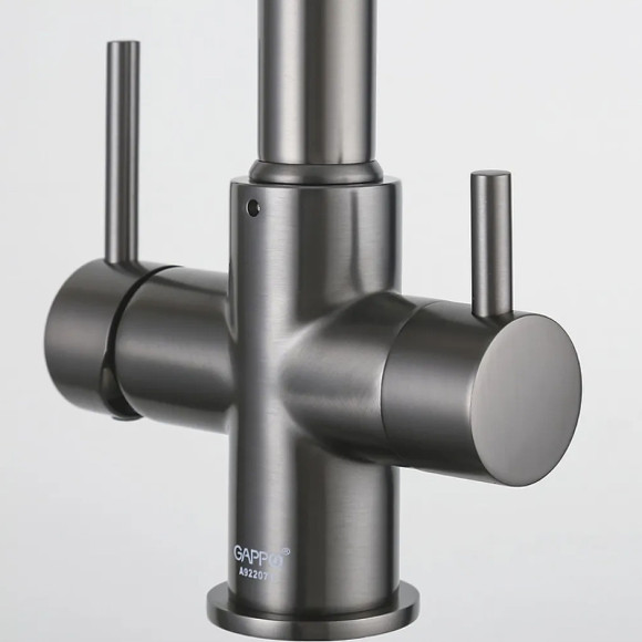 Смеситель для кухни Gappo G4398-69 Оружейная сталь Смеситель для кухни Gappo G4398-69 Оружейная сталь