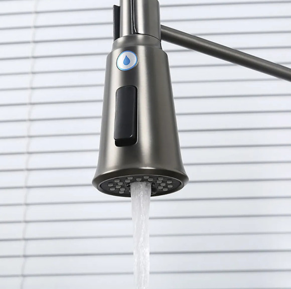 Смеситель для кухни Gappo G4398-69 Оружейная сталь Смеситель для кухни Gappo G4398-69 Оружейная сталь