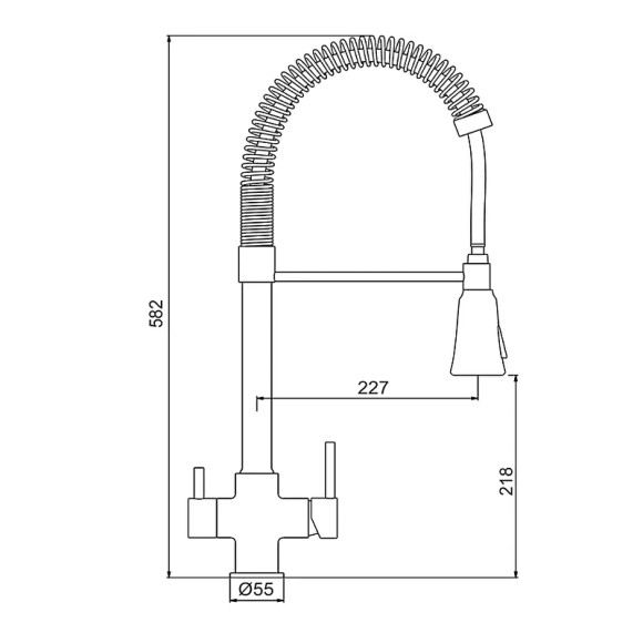 Смеситель для кухни Gappo G4398-69 Оружейная сталь Смеситель для кухни Gappo G4398-69 Оружейная сталь