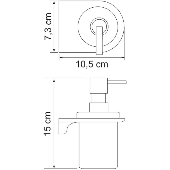 Дозатор для жидкого мыла WasserKRAFT Kammel K-8399 Хром Дозатор для жидкого мыла WasserKRAFT Kammel K-8399 Хром