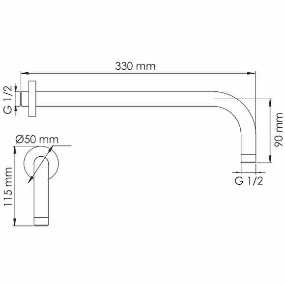 Душевая система WasserKRAFT Asphe A7751.338.329 Розовое золото