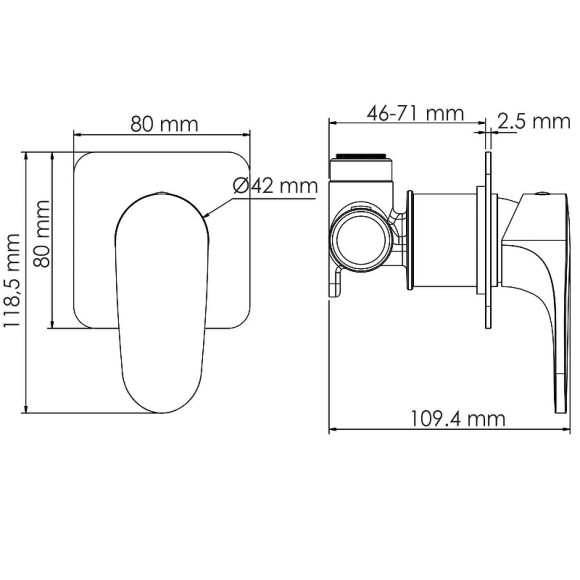 Душевая система WasserKRAFT Asphe A7751.338.329 Розовое золото