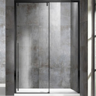 Душевая дверь Vincea Lugano 120 VDS-1L120CLB-1 профиль Черный стекло прозрачное