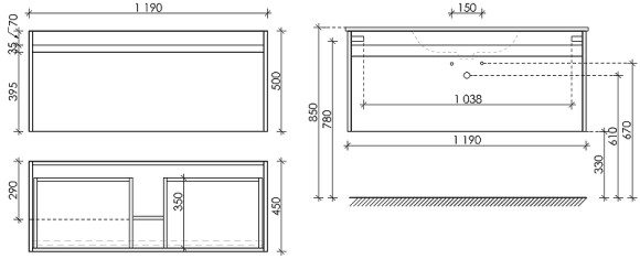 Тумба под раковину Sancos Smart 120 SM120-1E подвесная Дуб Бардолино Белая Тумба под раковину Sancos Smart 120 SM120-1E подвесная Дуб Бардолино Белая
