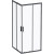 Душевой уголок AM.PM Gem S 90х90 W93G-403-090BT профиль Черный матовый стекло прозрачное
