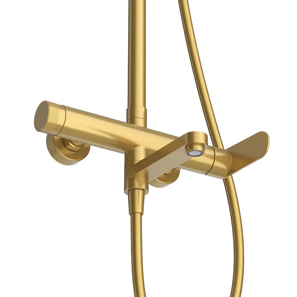 Душевая система Cezares Stylus STYLUS-CVD-BORO Брашированное золото