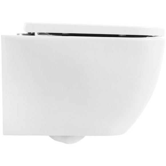 Унитаз BelBagno Alpina BB10100CHR подвесной без сиденья Унитаз BelBagno Alpina BB10100CHR подвесной без сиденья