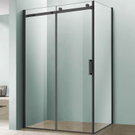 Душевой уголок Vincea Como 120х90 VSR-1C9012CLB профиль Черный стекло прозрачное