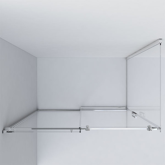 Душевой уголок Vincea Como 120х90 VSR-1C9012CLB профиль Черный стекло прозрачное