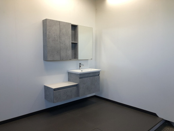 Тумба с раковиной Comforty Осло 70ПД 00-00006118 подвесная Бетон светлый Тумба с раковиной Comforty Осло 70ПД 00-00006118 подвесная Бетон светлый