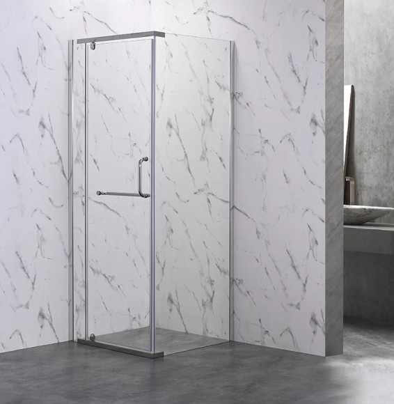 Душевой уголок Veconi Rovigo RV-18 90x90 RV18-90-01-C5 профиль Хром стекло прозрачное Душевой уголок Veconi Rovigo RV-18 90x90 RV18-90-01-C5 профиль Хром стекло прозрачное