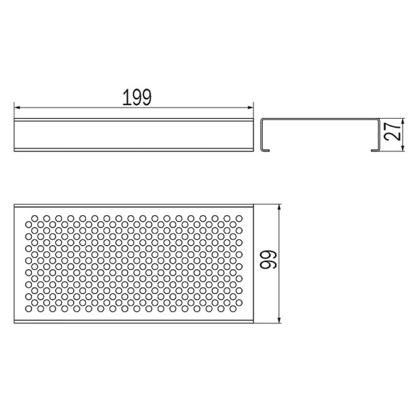 Модуль полки Inda Indissima Barra A8851MNS Брашированная нержавеющая сталь Модуль полки Inda Indissima Barra A8851MNS Брашированная нержавеющая сталь