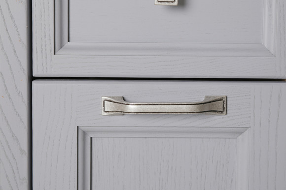 Шкаф пенал ASB-Woodline Гранда 40 11488 Grigio