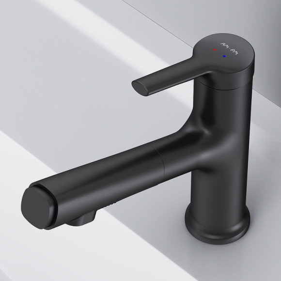 Смеситель для раковины AM.PM X-Joy F85B02922 Черный матовый Смеситель для раковины AM.PM X-Joy F85B02922 Черный матовый