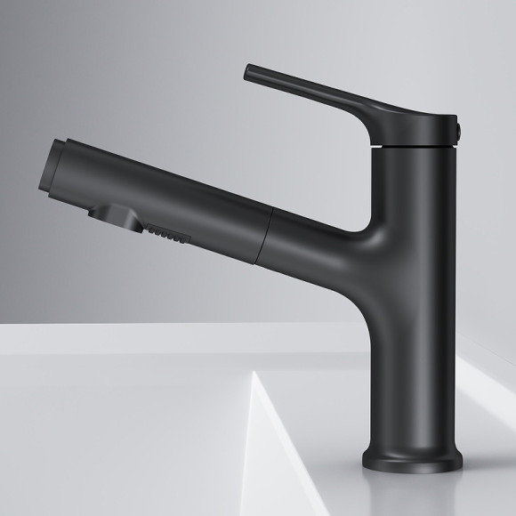 Смеситель для раковины AM.PM X-Joy F85B02922 Черный матовый Смеситель для раковины AM.PM X-Joy F85B02922 Черный матовый