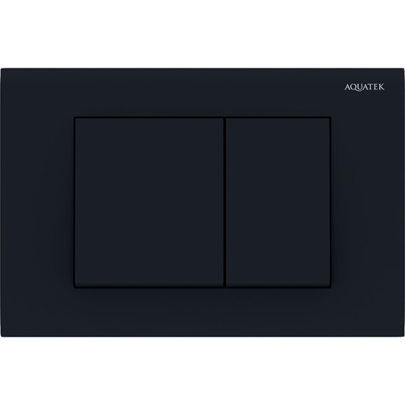 Комплект унитаза с инсталляцией Aquatek Set Aquatek Классик-012 4в1 с сиденьем Микролифт и Черной матовой клавишей смыва