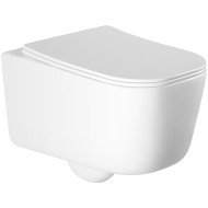 Унитаз Aquatek Лугано AQ2002-00 подвесной с сиденьем Микролифт Унитаз Aquatek Лугано AQ2002-00 подвесной с сиденьем Микролифт