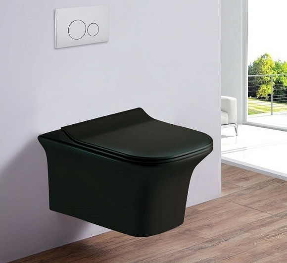 Унитаз Esbano Azul ESUPAZULBM подвесной Черный матовый с сиденьем Микролифт