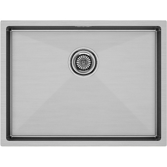 Кухонная мойка Paulmark Next 58 Uni PM215844-BS Брашированная сталь