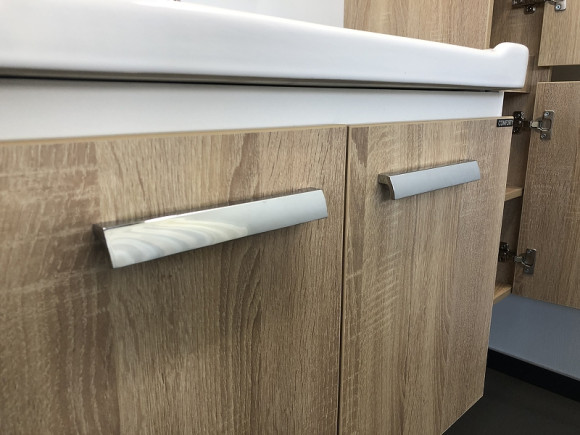 Тумба с раковиной Comforty Рига 70 00004142215 подвесная Дуб сонома Тумба с раковиной Comforty Рига 70 00004142215 подвесная Дуб сонома