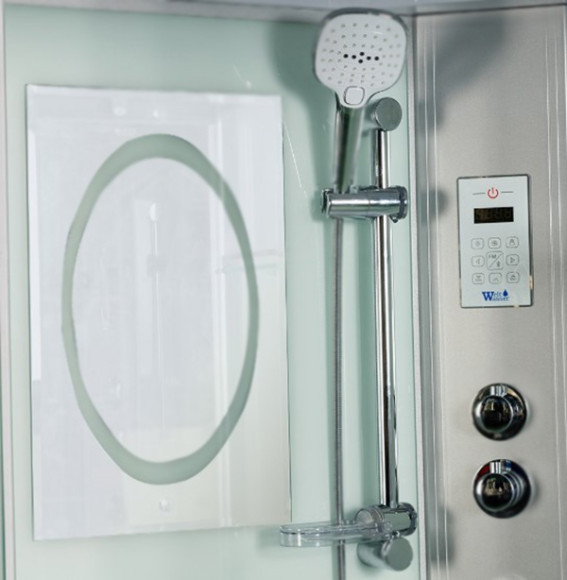 Душевая кабина WeltWasser WW500 Emmer 11015 110x110 10000003286 профиль Хром стекло прозрачное Душевая кабина WeltWasser WW500 Emmer 11015 110x110 10000003286 профиль Хром стекло прозрачное